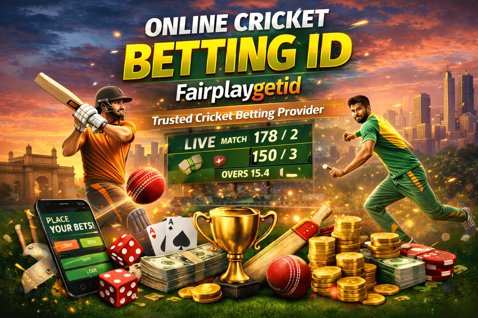 online cricket betting id